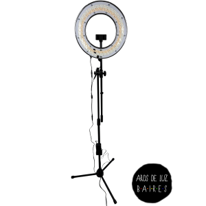 Aro de luz 45 cm luz fría y cálida